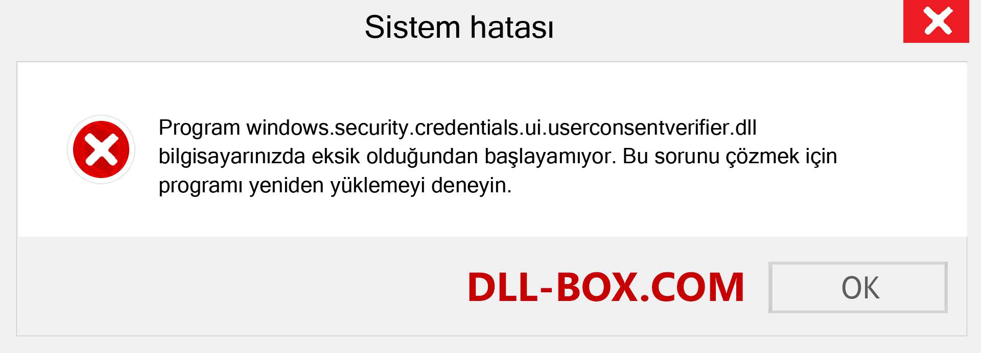 windows.security.credentials.ui.userconsentverifier.dll dosyası eksik mi? Windows 7, 8, 10 için İndirin - Windows'ta windows.security.credentials.ui.userconsentverifier dll Eksik Hatasını Düzeltin, fotoğraflar, resimler